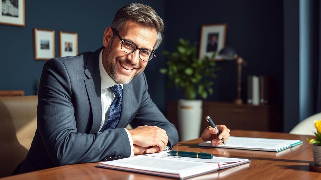 Advogado ajudando aposentado no exterior a entender a isenção do IR de 25%, refletindo a mudança da PGFN.