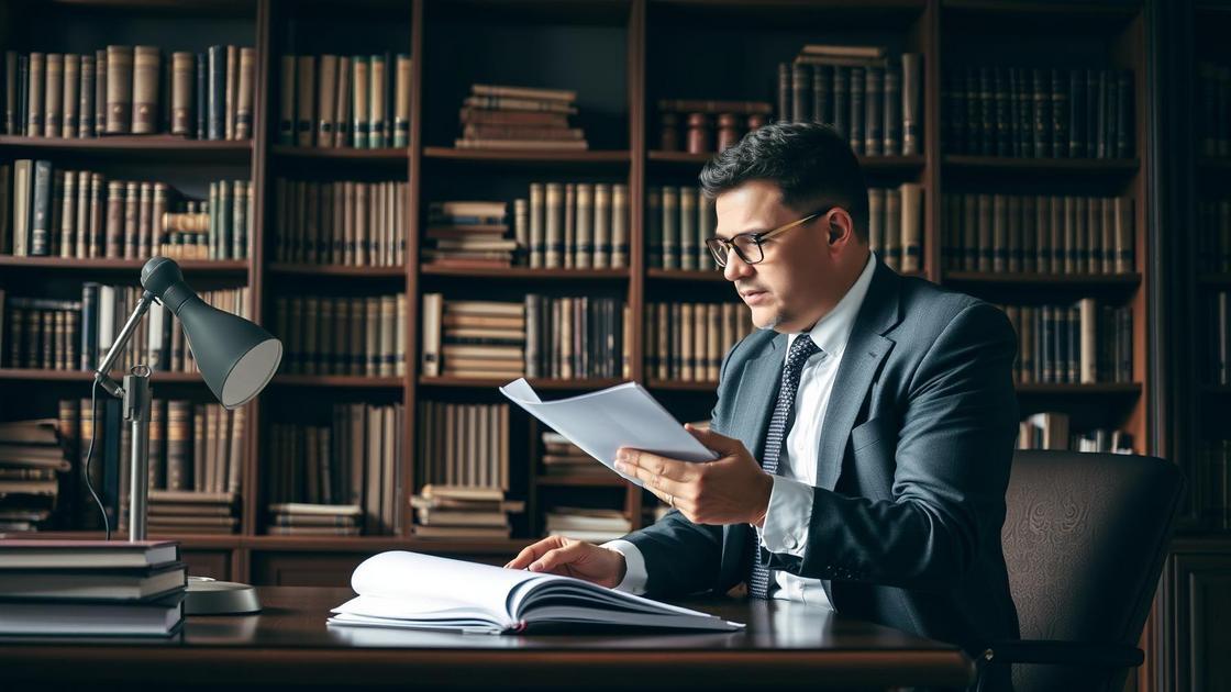 Advogado explicando sobre a inconstitucionalidade do IR de 25% para Expatriados a um aposentado expatriado em escritório acolhedor.