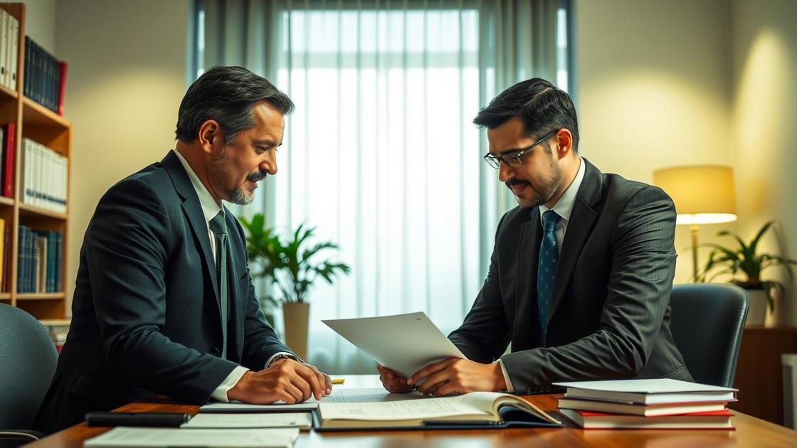 Advogado especializado consultando aposentado brasileiro expatriado sobre tributação no exterior após decisão do STF.